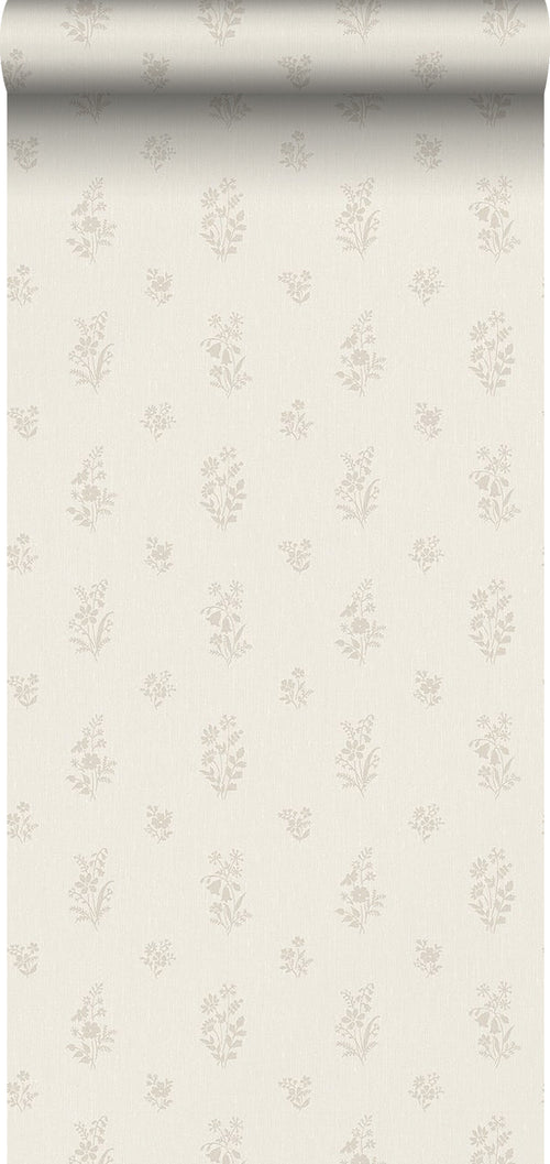Borastapeter behang bloemen lichtbeige - 53 cm x 10.05 m - 660272 - vtwonen shop