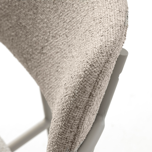 Olivine Chase Metalen Eetkamerstoel Lichtgrijs Gemêleerd - vtwonen shop