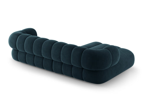 Cosmopolitan Design linker hoekbank Koge 5-zits, flueel diepe olie - 165x270x70cm