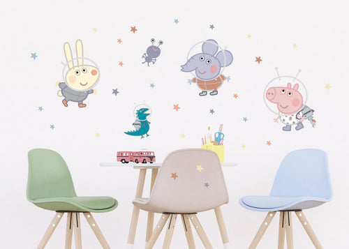 Sanders & Sanders muursticker Peppa Pig multicolor - 65 x 42.5 cm - 601350