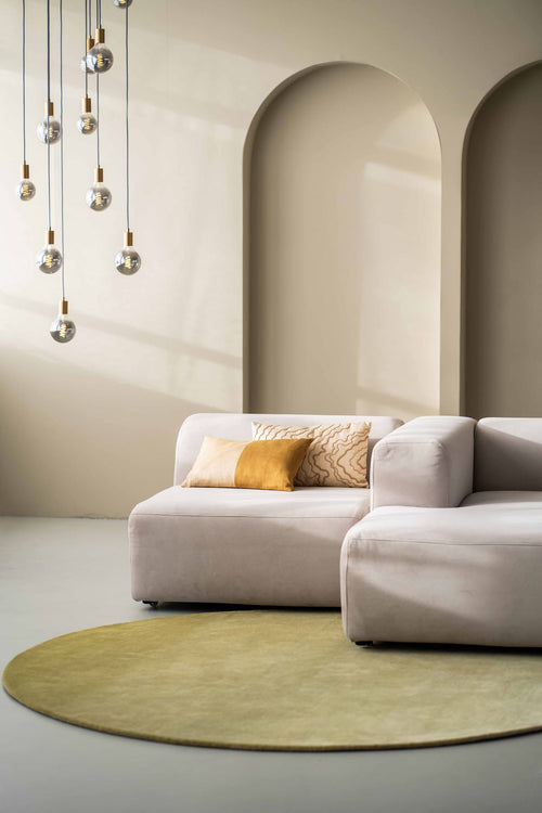 Vloerkleed MOMO Rugs Designer Elvire Gradient Dot Forrest Green 150 rond