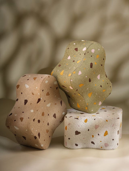 Wigiwama Terrazzo Cloud Poef - Multi_Color - vtwonen shop