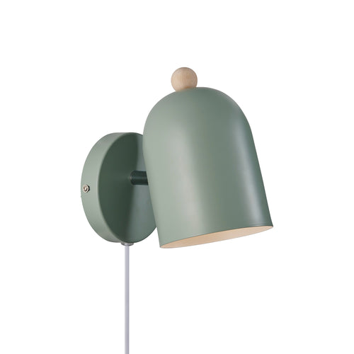 Nordlux Gaston | Wandlamp | E27 Fitting | Stofgroen