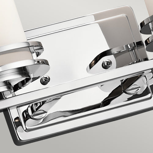 Elstead Hendrik - 2 Lichts Badkamer Wandlamp Gepolijst Chroom IP44, G9