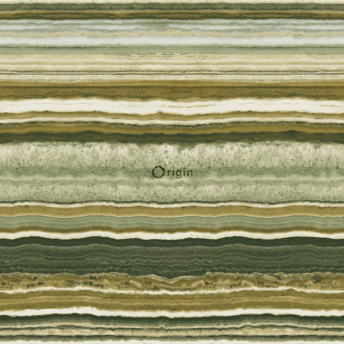 Origin Wallcoverings behang gelaagd marmer steen okergeel - 53 cm x 10,05 m - 337233 - vtwonen shop