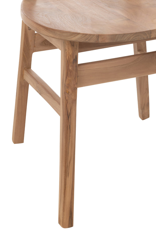 J-Line stoel Sofia - teakhout - naturel - vtwonen shop