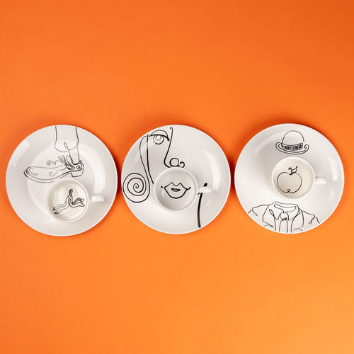 Kare Design Koffiekoppen Favola apple (4/set)