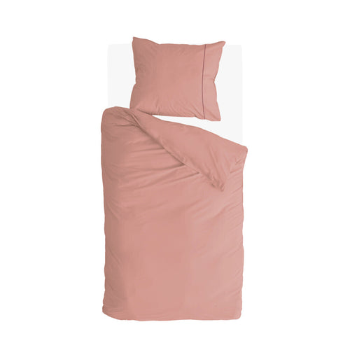 Walra - Dekbedovertrek Remade Uni Essence - 140x220 cm - Roze