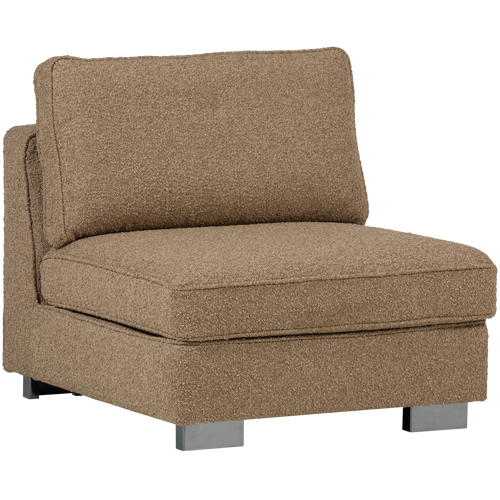 vtwonen element 1-zits Lazy - Bouclé - Bruin - vtwonen shop