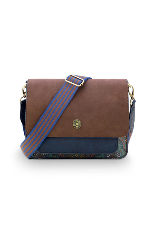 Pip Studio - Fenna Crossbody Tas Dames - Jabali - Blauw - 25x7x20cm - vtwonen shop