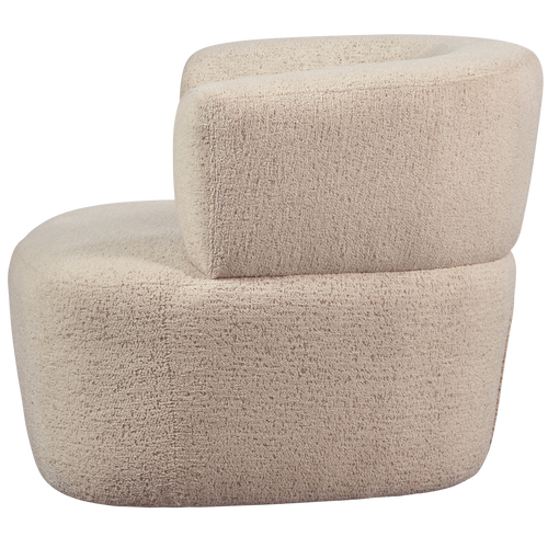 WOOOD fauteuil Boris - Polyester - Warm Zand - 70x103x80 - vtwonen shop