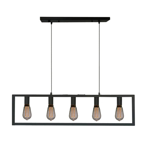 Freelight hanglamp Distesa - 5 lichts - 120x 140 cm - zwart - vtwonen shop