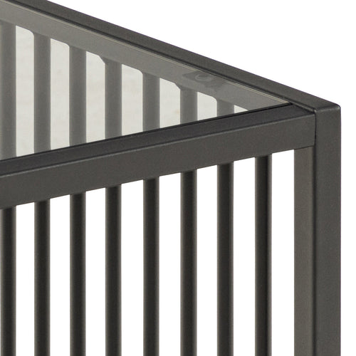 BRAM Bijzettafel Clune - 40 x 40 cm - Smoked Glas - vtwonen shop