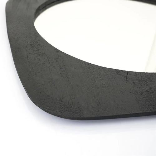 FurniLux Spiegel moku - zwart-  63x58x1.75 cm