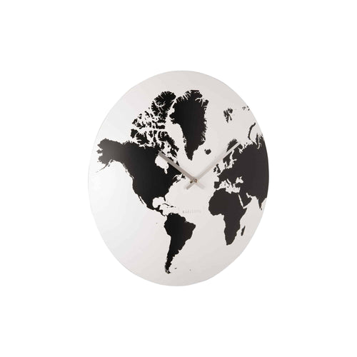 Karlsson wandklok World Map - wit - Ø39cm - vtwonen shop