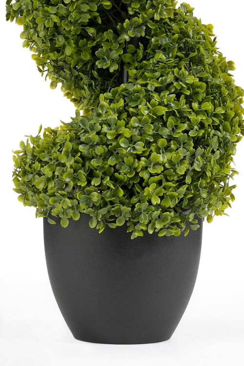 Mica Decorations Buxus Spiraal Kunstboom - H120 x Ø25 cm - Groen - vtwonen shop