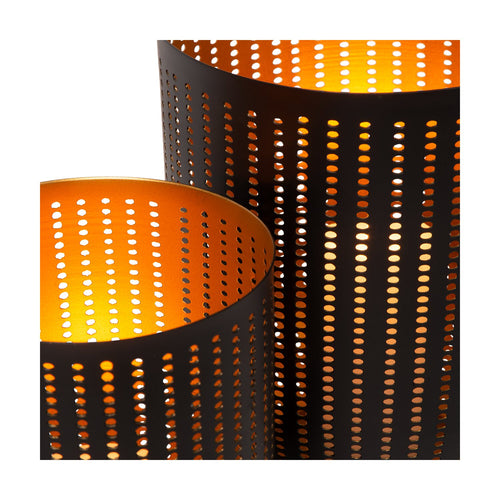 Atmooz kaarsenhouder Silva S/2 - zwart