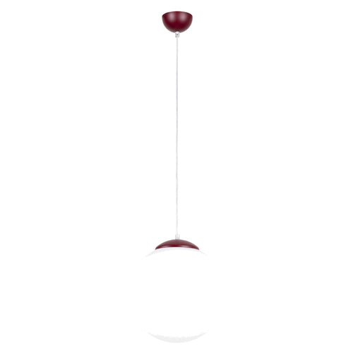 Sollux Lighting Hanglamp UGO 30 bordeaux - 30x30x120cm
