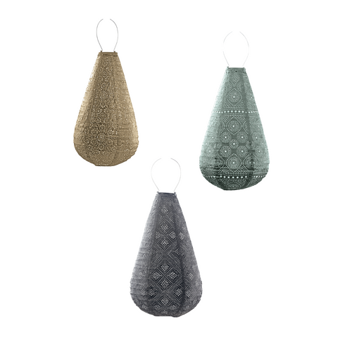 Lumiz solar lampion - drop set - 3 stuks