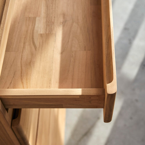 Tikamoon Hoge commode in massief teak - Naturel - vtwonen shop