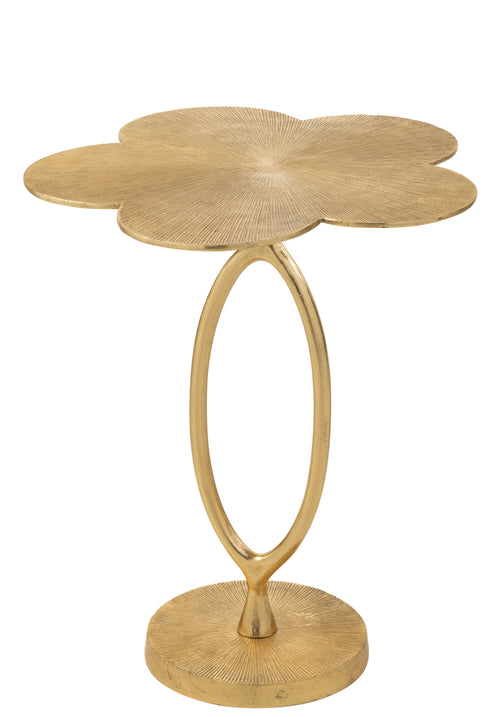 J-Line bijzettafel Tiana - aluminium - goud - vtwonen shop