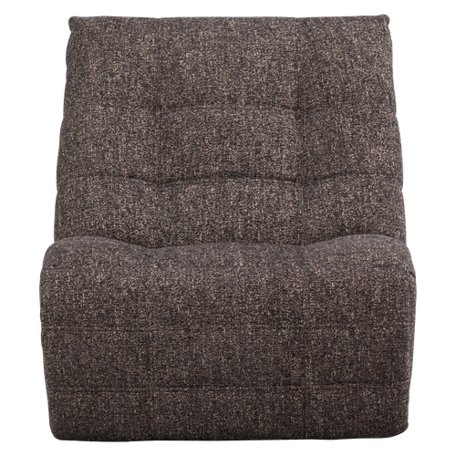 WOOOD relaxfauteuil elektrisch Hein - Geweven stof - Antraciet/Bruin