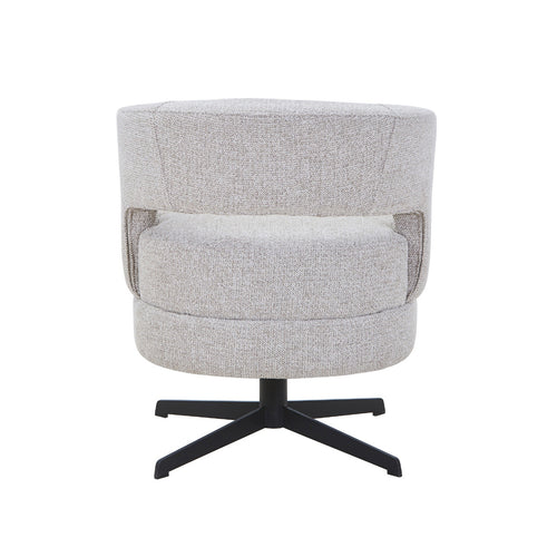 DÉJA Living Eetkamerstoel Lave - Taupe - Draaibaar - Set van 2 - vtwonen shop