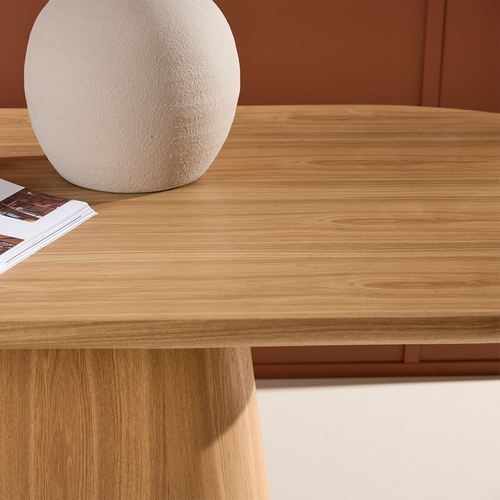 Nest living Cody Houten Ovale Eettafel Naturel - 200 x 76 cm - vtwonen shop