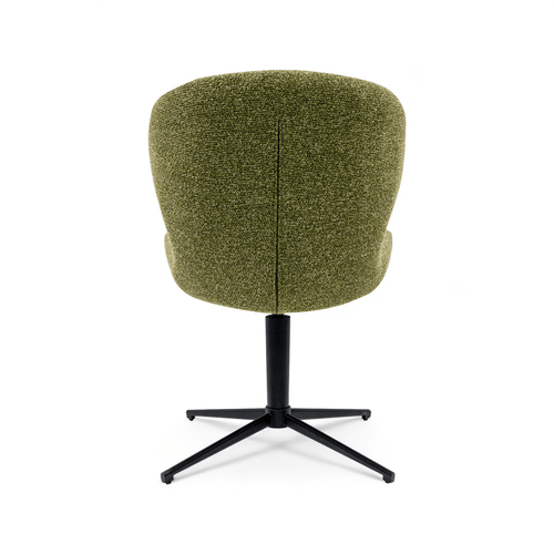 Furnhouse eetkamerstoel Nicklas - Groente - Stof (Bouclé) - Set van 6