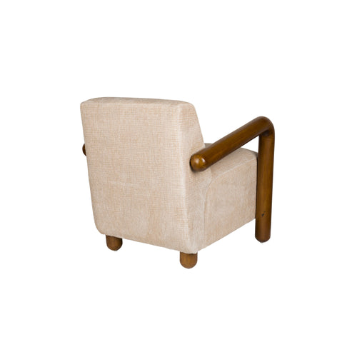 Dutchbone Lounge Chair Robinson - Beige - vtwonen shop