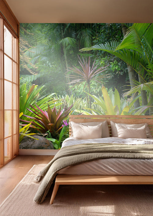 Sanders & Sanders fotobehang jungle-motief groen - 375 x 270 cm - 600550