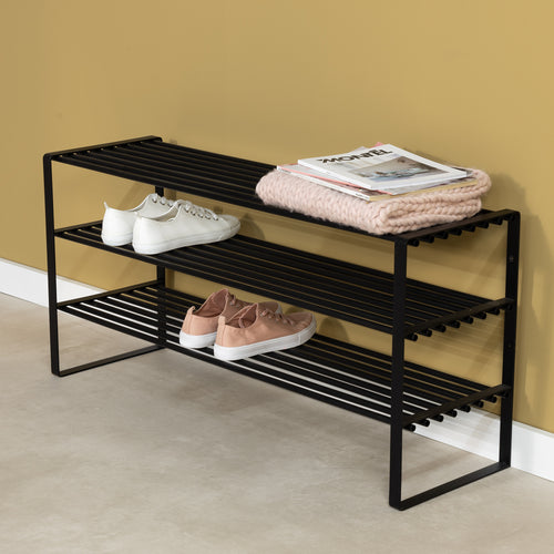 Spinder Design schoenenrek Rex SR 2 - 100 Cm - Zwart - 16 paar schoenen