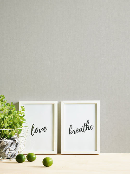 Livingwalls behang effen grijs - 53 cm x 10.05 m - AS-293015