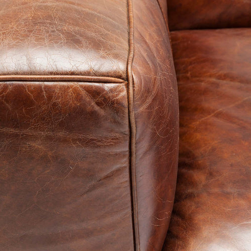 Kare Design Sofa Cubetto 3-Zits donker leer - vtwonen shop