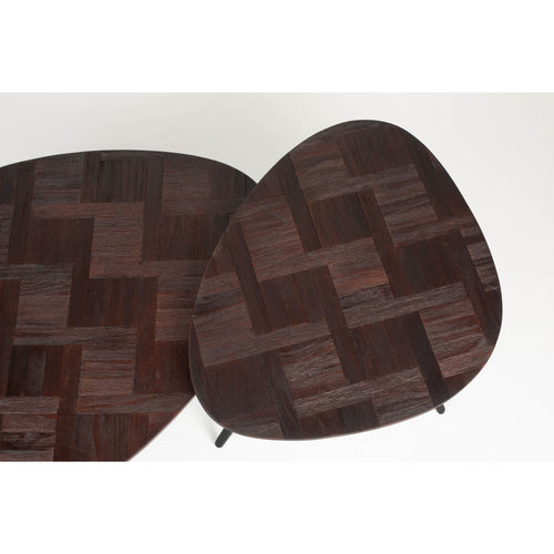 Housecraft Living Pion Salontafel Hout - Set van 2