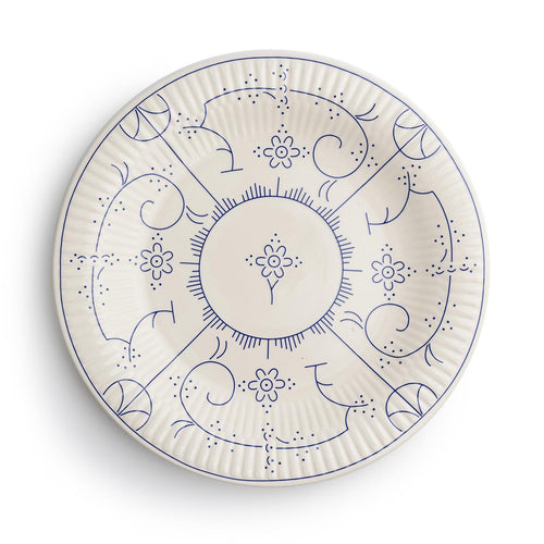 Royal Boch bord Copenhague - set van 6 - ø27cm - keramiek