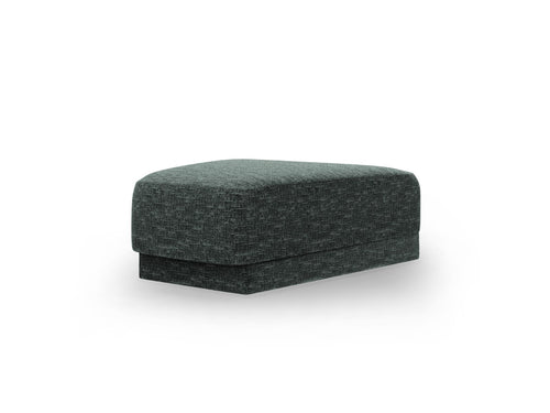 Micadoni Poef Miley chenille, olie - 79x88x40cm