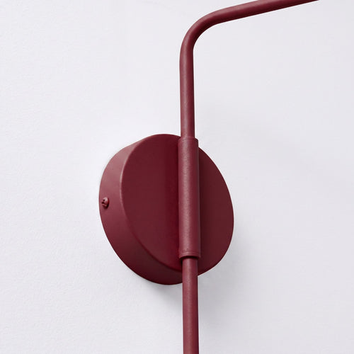 Sollux Lighting Wandlamp NOX bordeaux - 14x61x30cm