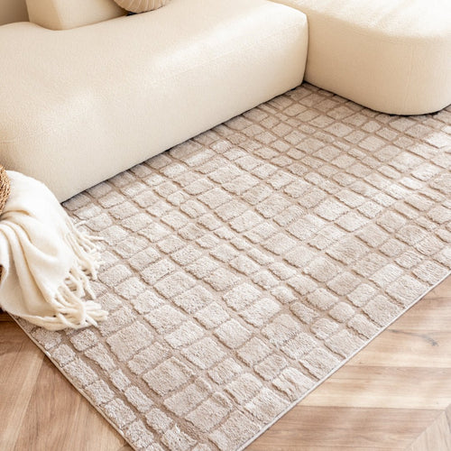 Interieur05 Scandinavisch vloerkleed Malin zand