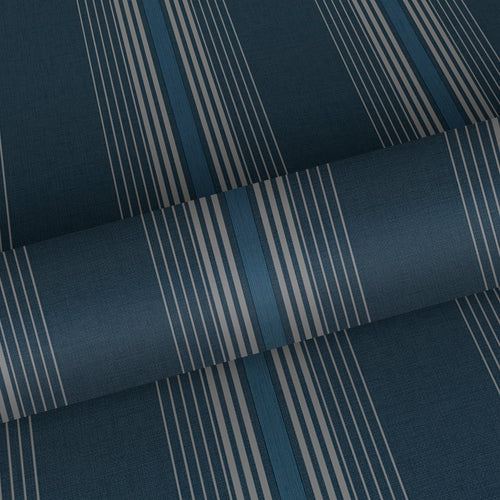 Sanders & Sanders behang strepen vergrijsd blauw - 53 cm x 10 m - 640544 - vtwonen shop