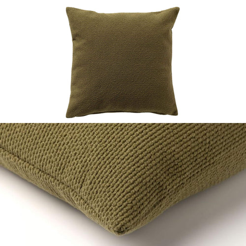 KUSSENSET - 3-delig - Natural Plains - 45x45 cm, 30x50 cm - inclusief binnenkussens - groen, beige