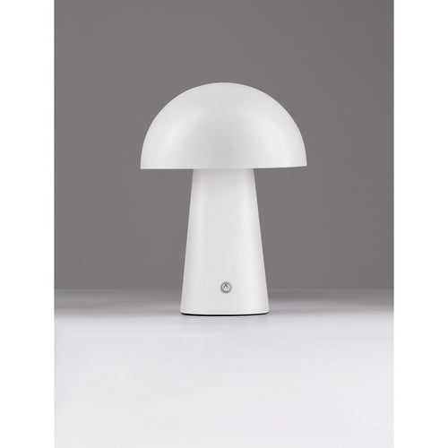 Nova Luce ANDE Geïntegreerde LED-tafellamp, mat wit, aanraakgevoelig, dimbaar, 2W 129lm 3000K, USB-aansluiting