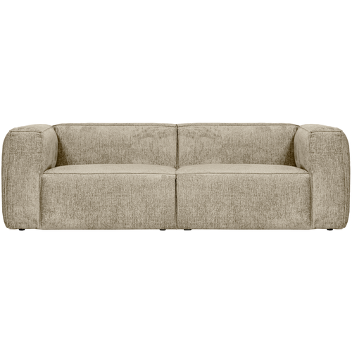 WOOOD 3.5-zits bank Bean - Structure Velvet - Buttermilk - 73x242x96 - vtwonen shop