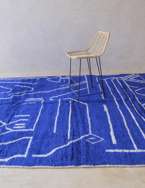AFK Living vloerkleed Berber - handgemaakt - Wol - 120 cm x 170 cm