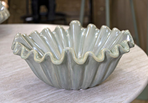Mauro Ferretti schaal - Ø 33x14,5 cm - groen
