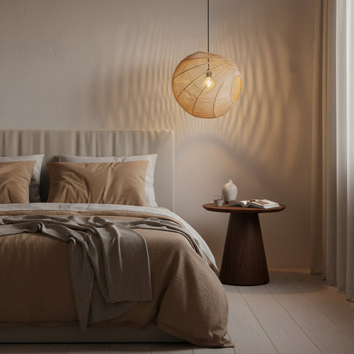 Raw Materials Luna rotan hanglamp Sphere - 50x52x50 cm