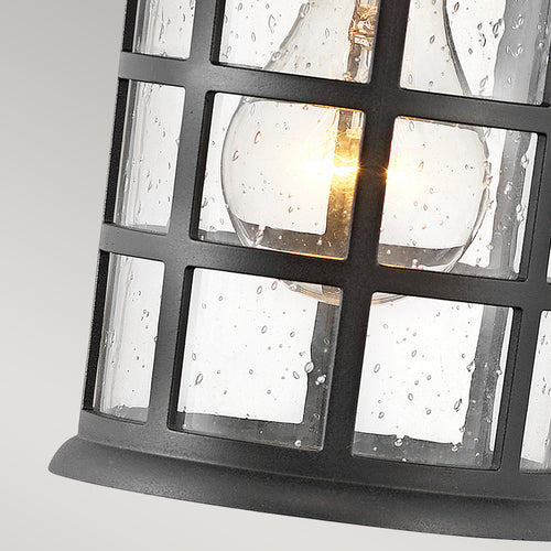 Elstead Hinkley Freeport Outdoor Wandlantaarn Getextureerd Zwart, IP44