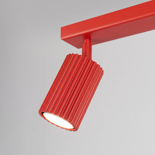 Sollux Lighting Plafondlamp KARBON 2 rood - 30x6,5x16,5cm