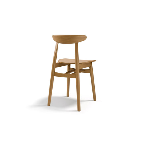 Set van 2 stoelen Elie hout Amerikaans walnoot - 42x47x80cm