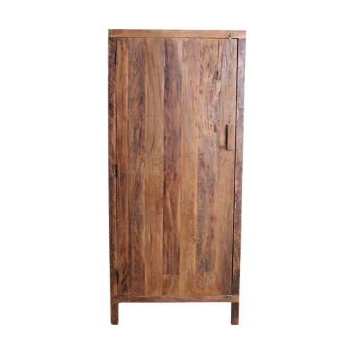 Farmwood 1-deurs kast - FSC-gerecycled hout - 80x40x180 cm